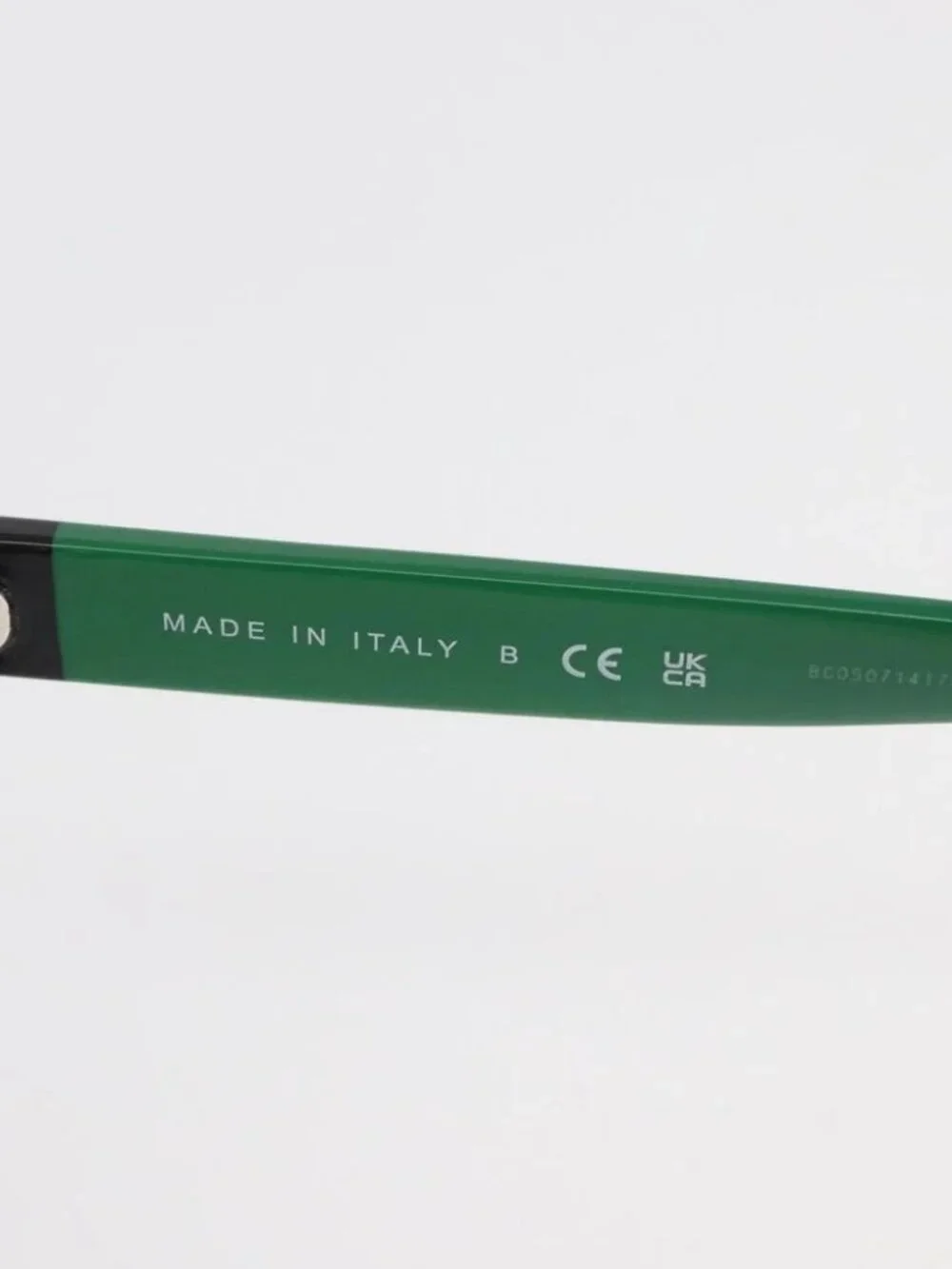 CHANEL COCO Mark Glasses plastic Green CC Auth BAZ663